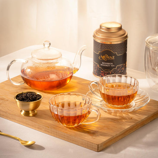 Bourbon-infused black tea