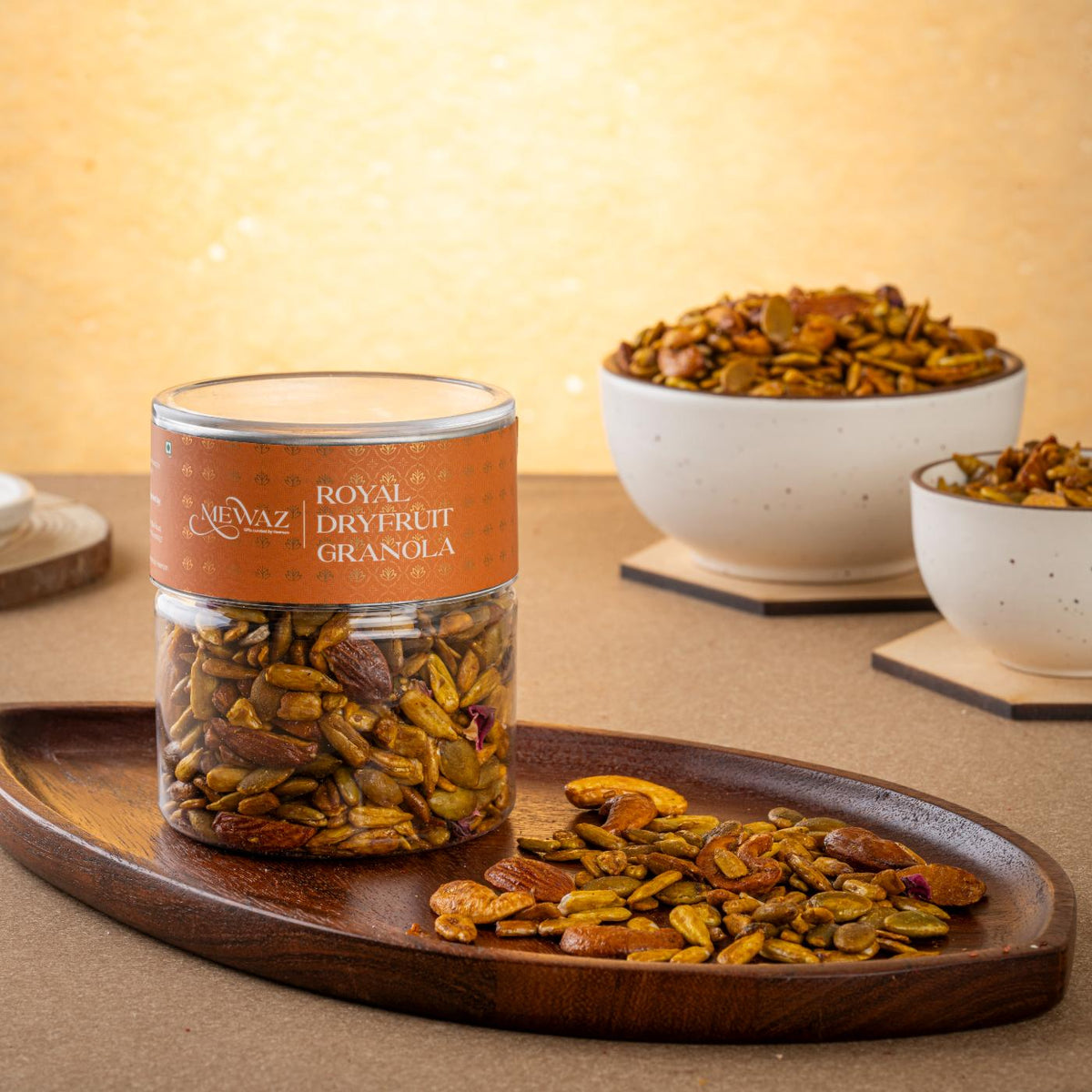 Saffron Dry Fruit Granola Mix