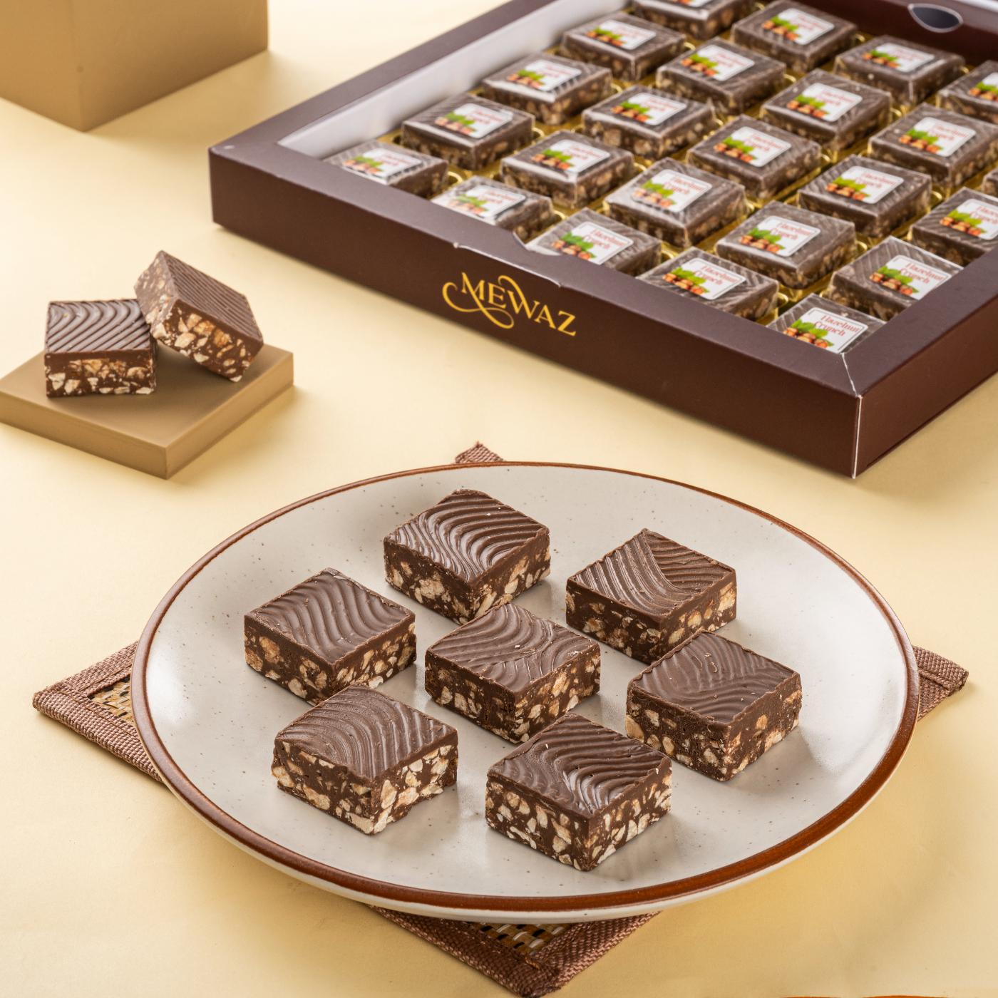 Hazelnut Crunch truffles 25-piece box