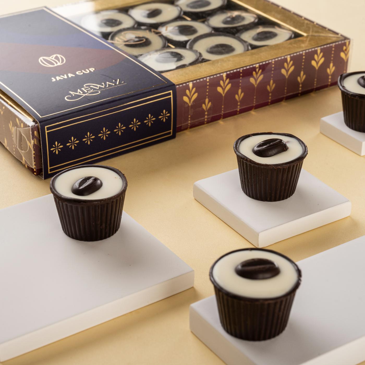 15-piece box of Java Cup chocolates