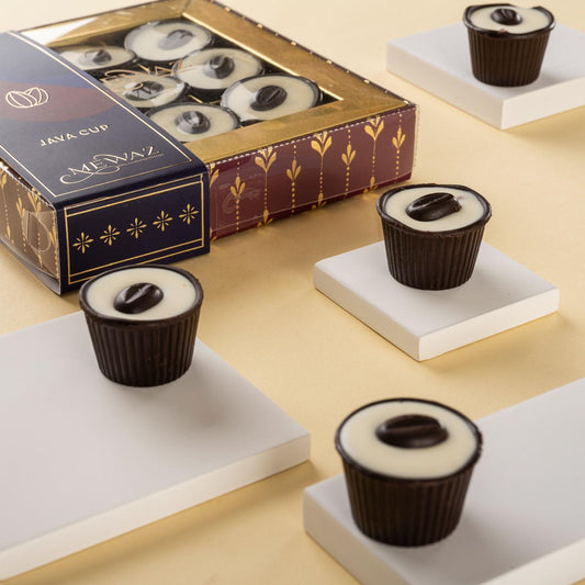 9-piece Java Cup chocolates filled with coffee cream