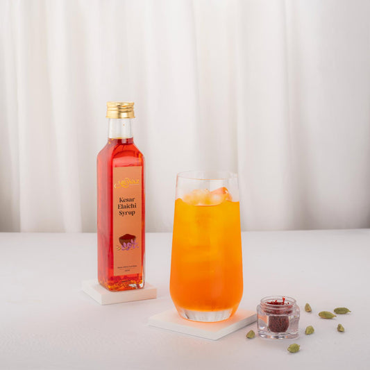 Kesar Elaichi syrup offering aromatic and sweet flavors