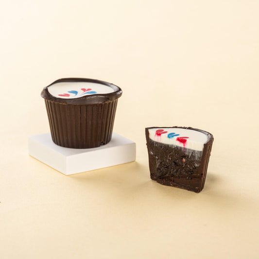 Oreo cup chocolates with a rich, creamy center